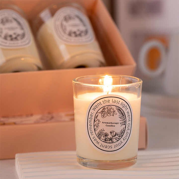 High Quality Most Popular Custom Scented Soy Candles Gift Set aromatherapy for candle