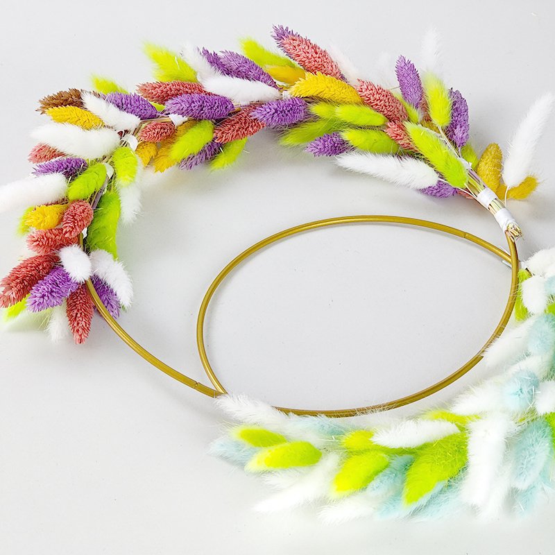 2022 Wholesale Dried Flower Mini Colorful Jewelry Grass Gem Grass Dried Phalaris For Flower Bouquet Wreath