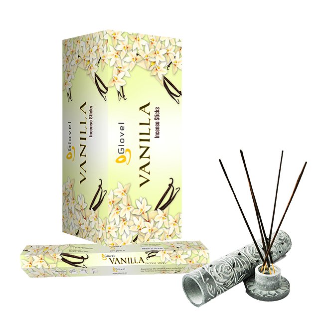 Rose Incense Sticks Top Selling 9-Inch Black Wood Incense with Hexagonal Box Scented with Sandalwood Musk Lavender Seed Material