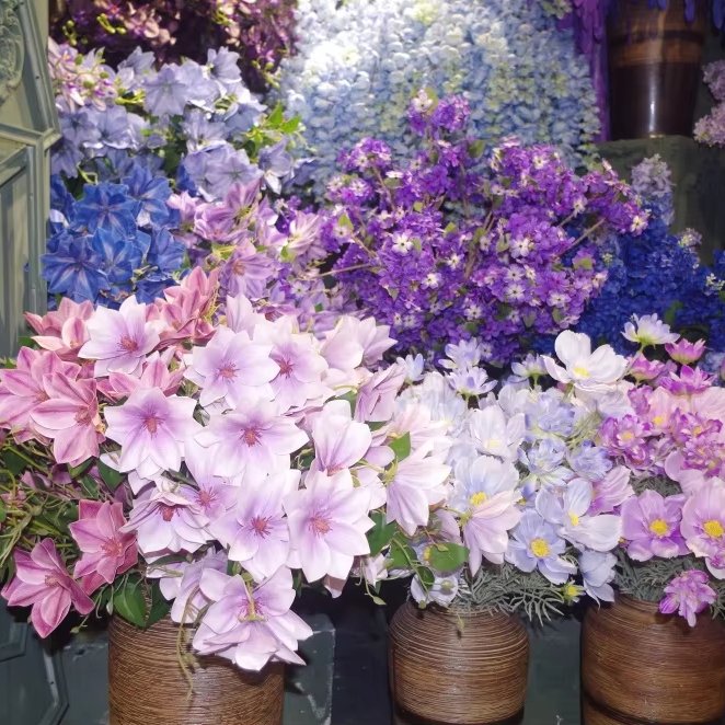 Manufacturer Supply Centerpieces Flowers Flower Bouquet Dried Flowers clematis Florida
