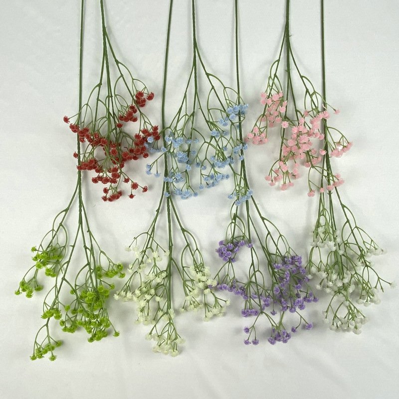 Wholesale Real Touch Baby Breath flower Artificial Fake Babys Breath flowers For Garlands Centerpieces