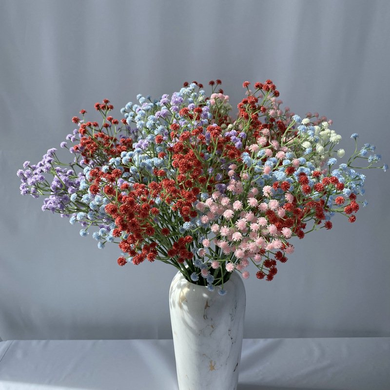 Wholesale Real Touch Baby Breath flower Artificial Fake Babys Breath flowers For Garlands Centerpieces