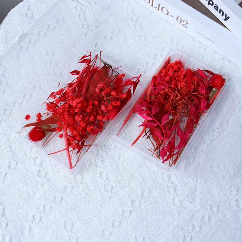 New arrival popular fast delivery customized acceptable dried flowers combination box for gifts