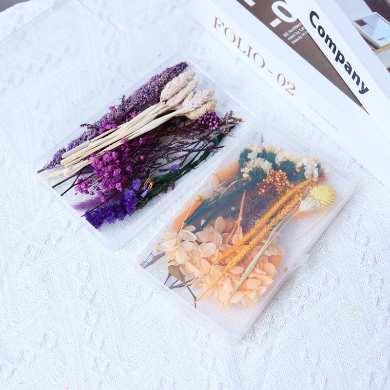 New arrival popular fast delivery customized acceptable dried flowers combination box for gifts