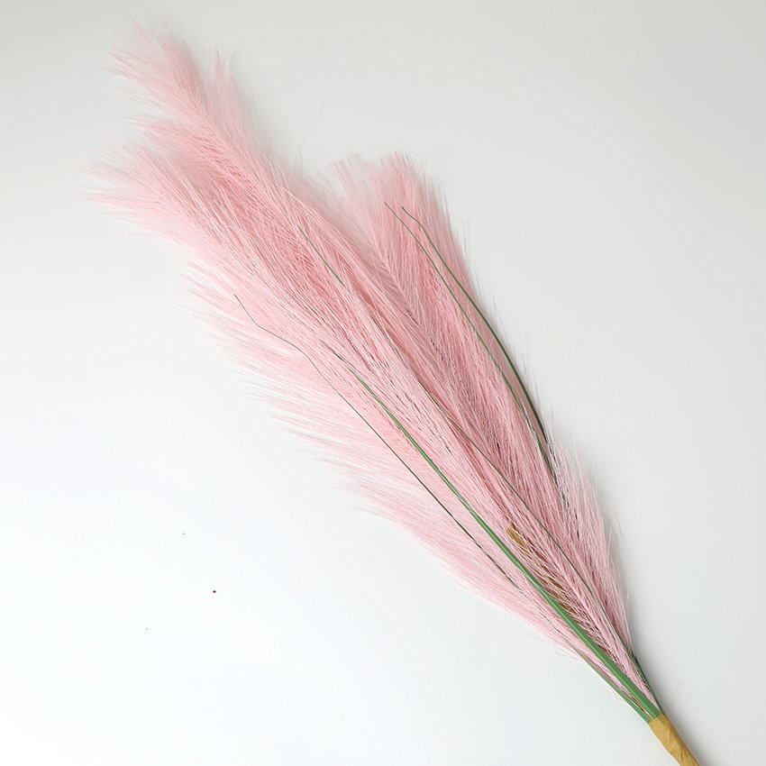 6 fork large white dried pampas grass artificial flowers big wedding centerpieces blue decoration plant natural pampas