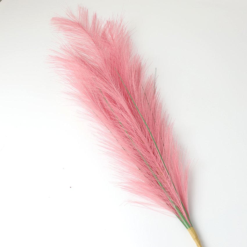 6 fork large white dried pampas grass artificial flowers big wedding centerpieces blue decoration plant natural pampas