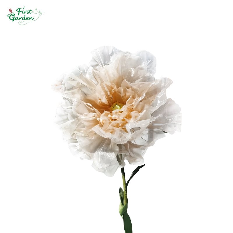 Large Handmade Electric Opening and Closing Mechanical Artificial Giant Silk Flowers For Wedding Centerpiece Stage Decoration