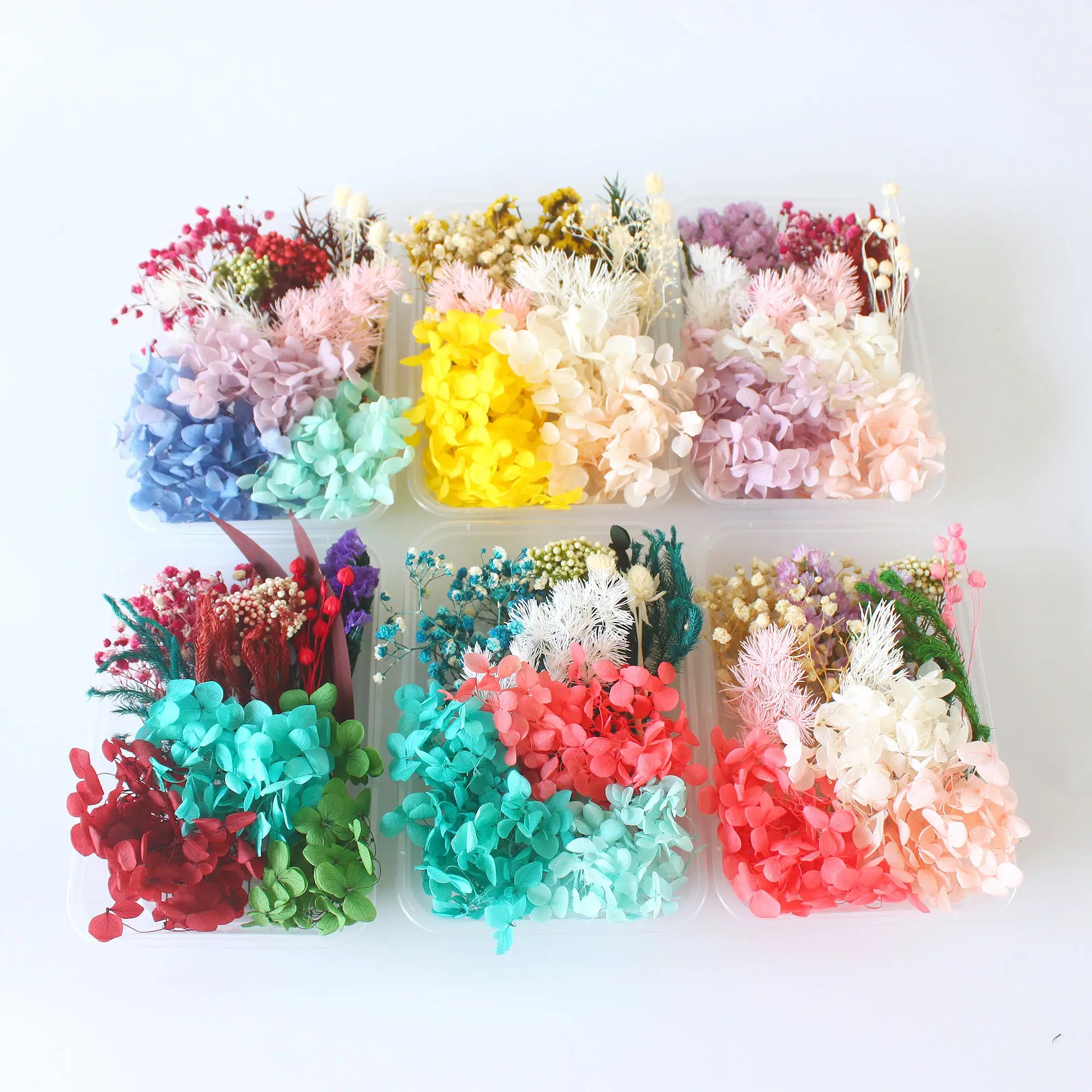 UKIQUEEN Wholesale Random DIY Boxed Mixed Dried Flower For Resin Art Nails Decor Mobile Phone Shell Real Flower