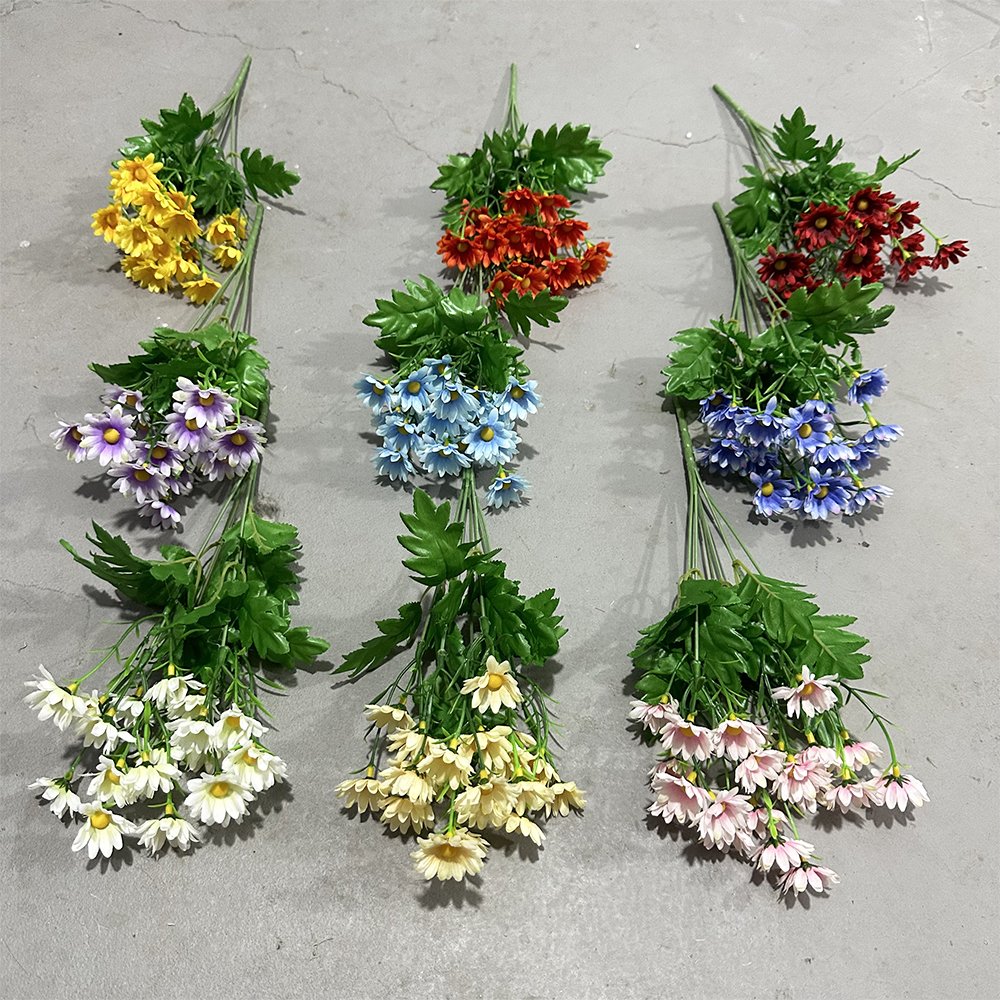 Bundle small Daisy small bundle cosmos simple indoor decoration flowers cross-border wholesale simulation flowers