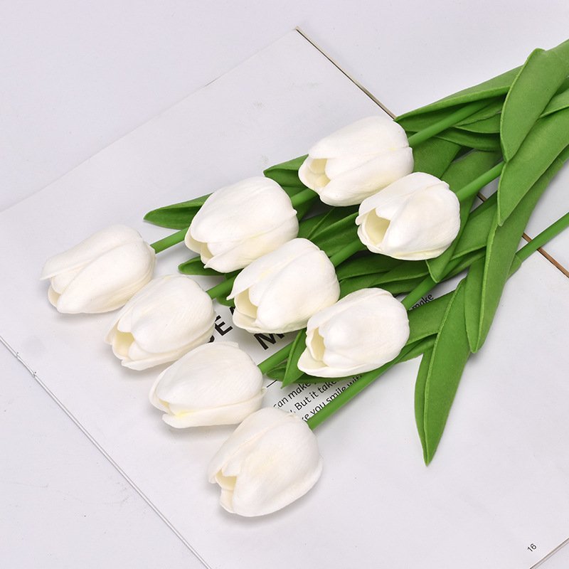 Tulip artificial flowers artificial home wedding decoration preserved flower bouquet decoration