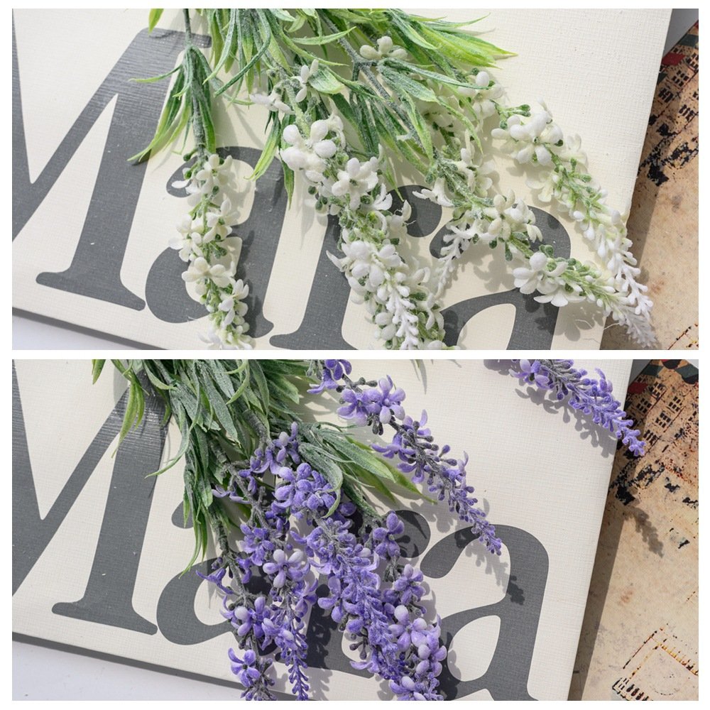 Wedding Lavender Simulation Flower Desktop Artificial Flowers And Green Plants Decorative Plant