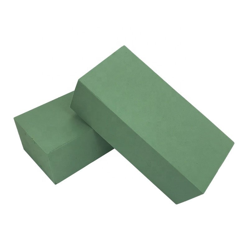 Wholesale High Quality Dry Fresh Flower Arrangement Mud Green Round Oasis Bricks Wet Floral Foam