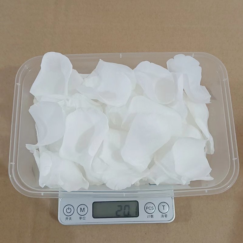 Snow white color Real Dried Rose Petals Preserved Flower for Party Decor Wedding Confetti Hot sale in Maldives