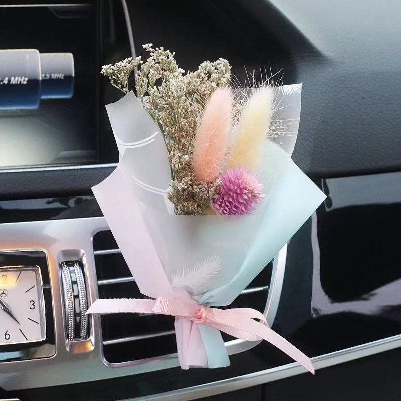 bulk natural dry flowers handmade dried car pendant decorated mini rose bouquet preserved