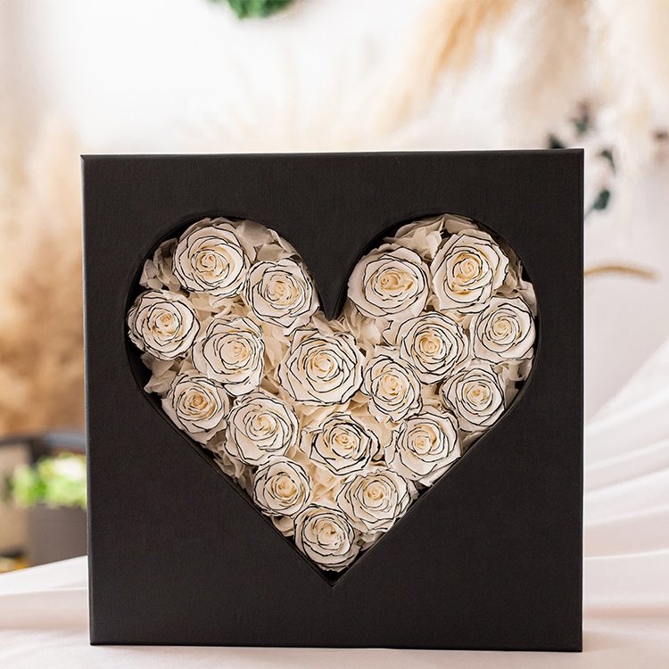 2024 valentines day gift long lasting rose flowers gift box luxury preserved rose gift box