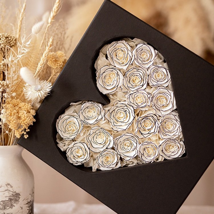 2024 valentines day gift long lasting rose flowers gift box luxury preserved rose gift box