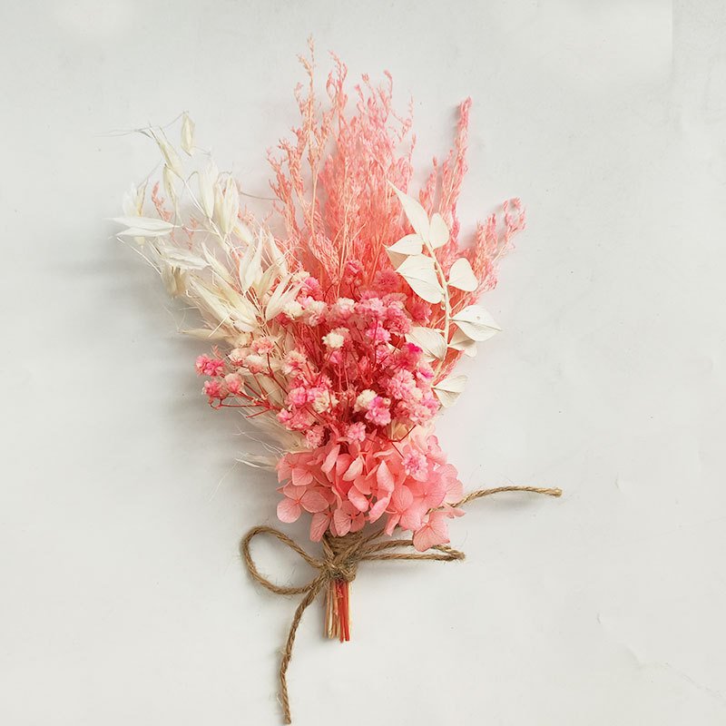 Dried Flowers Bridal Bouquet Preserved Gypsophila Mini Babys Breath For Wedding Decoration Home Best Gift for Valentine's Day