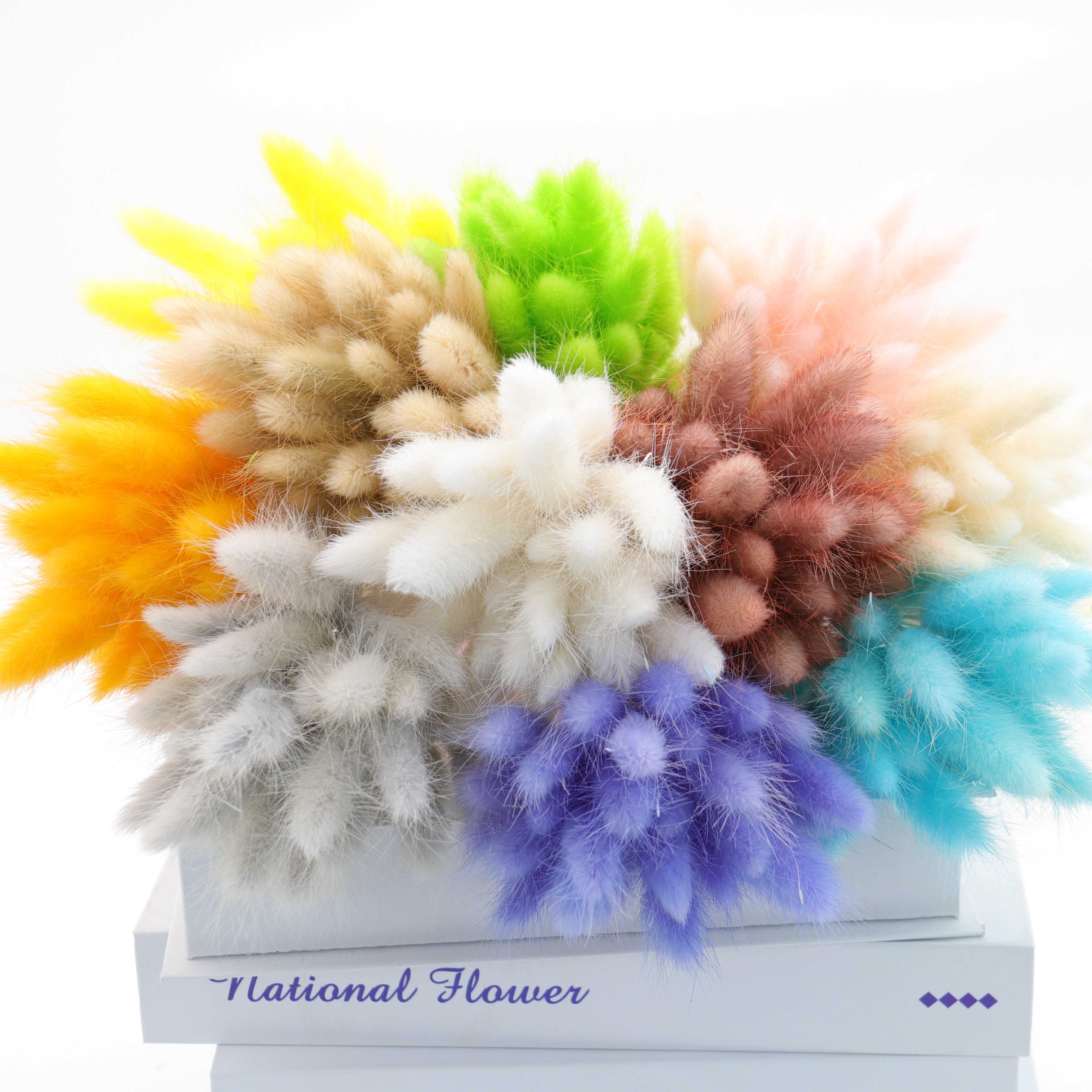 A-59 2023 wholesale cheap dry candles natural for resin Decorative flower rabbit tail dried flowers