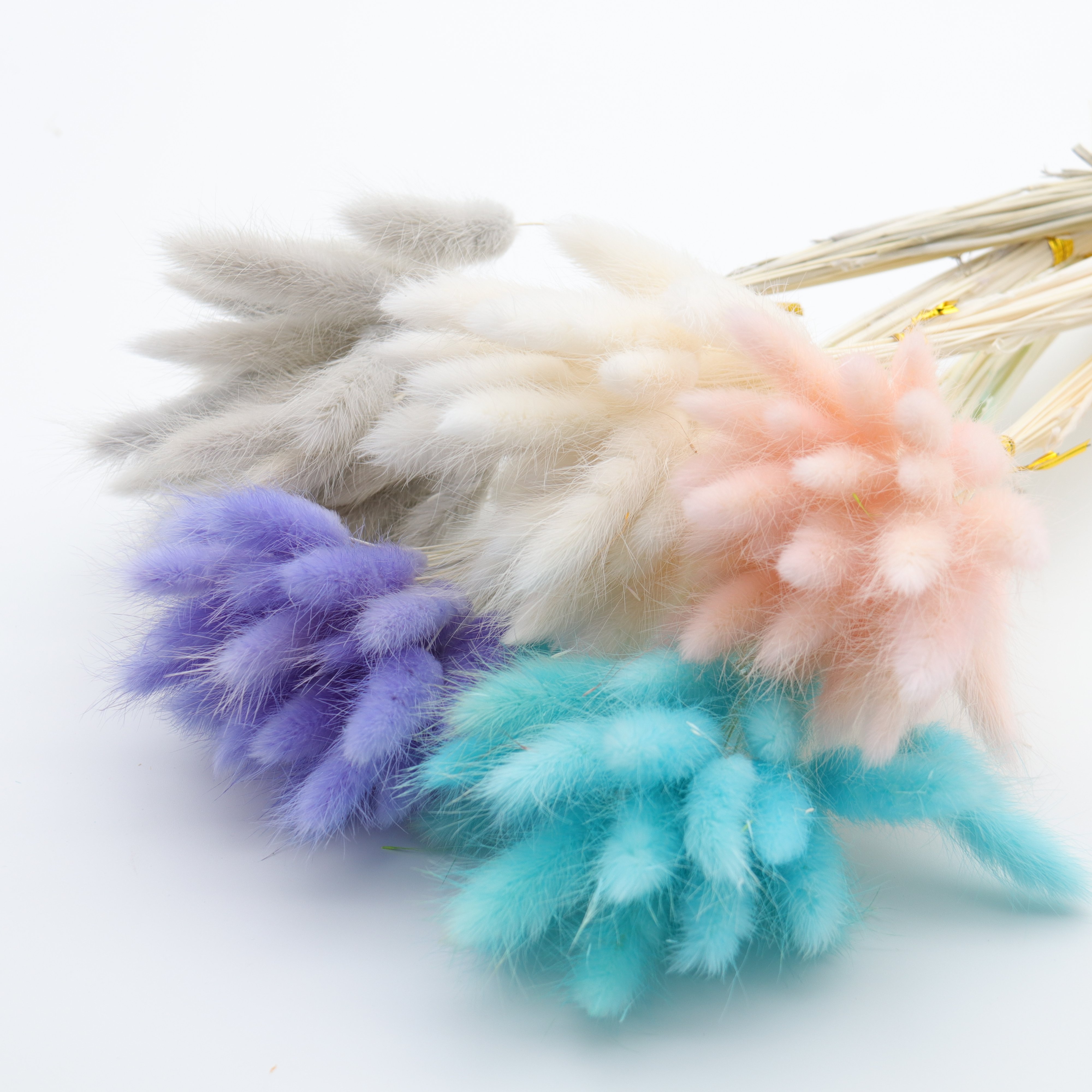 A-59 2023 wholesale cheap dry candles natural for resin Decorative flower rabbit tail dried flowers