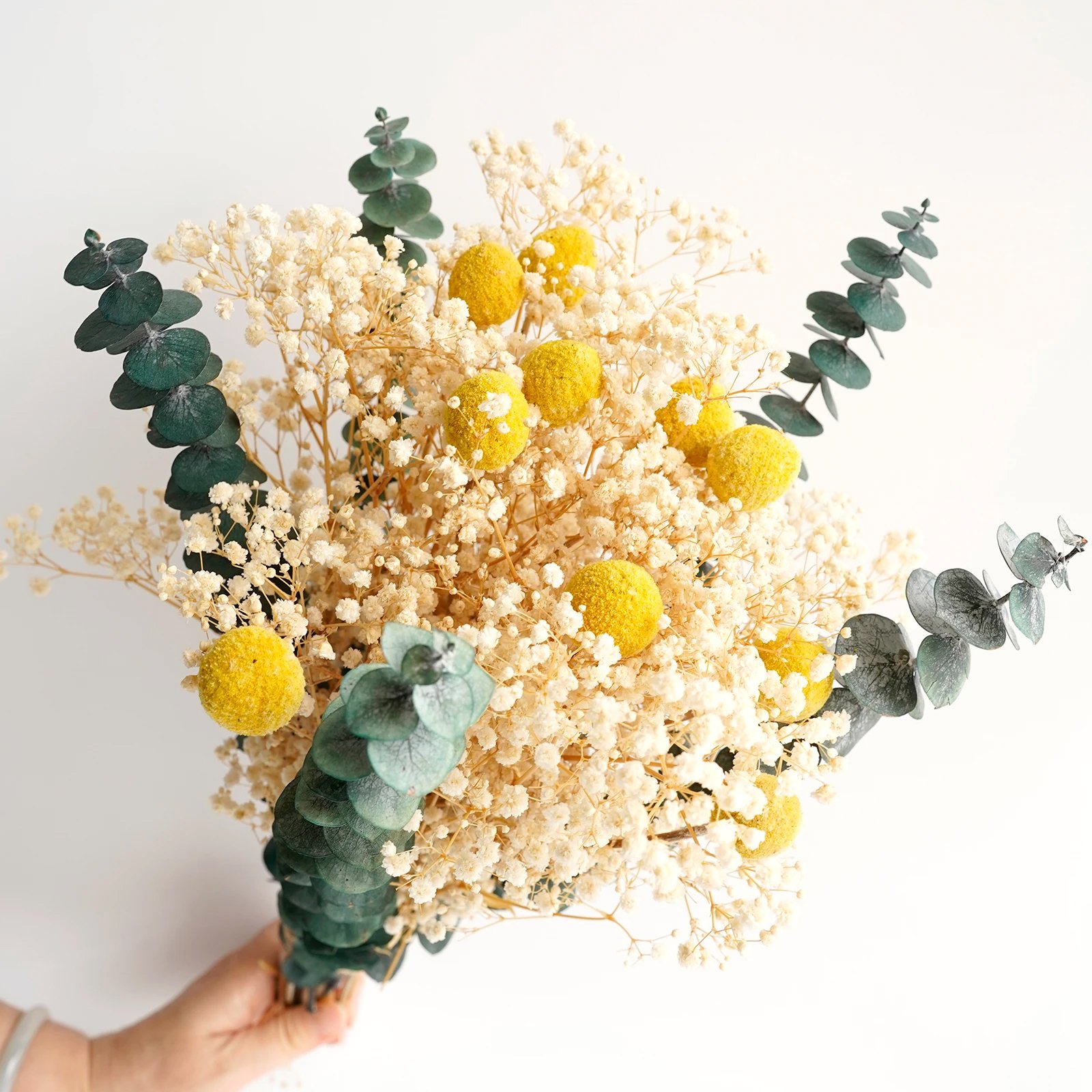 Manufacturer Preserved baby's breath flowers Natural Gypsophila Branches for Home Decor Party Wedding Decoration