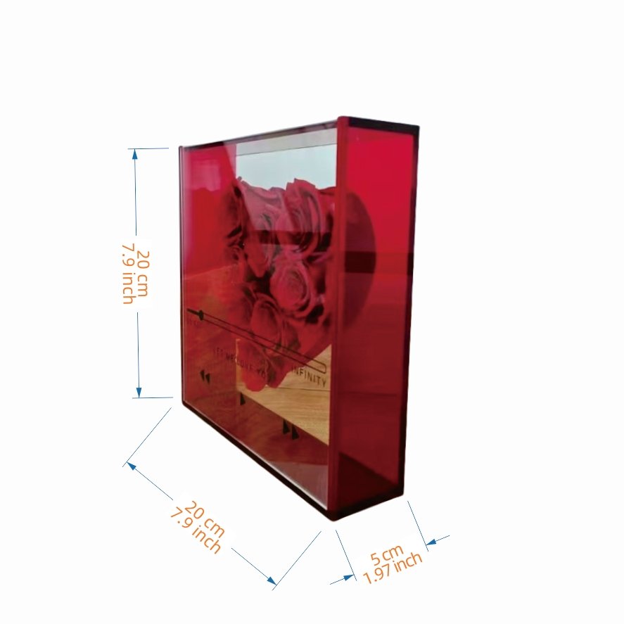 2024 New Fashion Gifts Preserved Rose in acrylic box for girlfriend gift with eternal flower rose