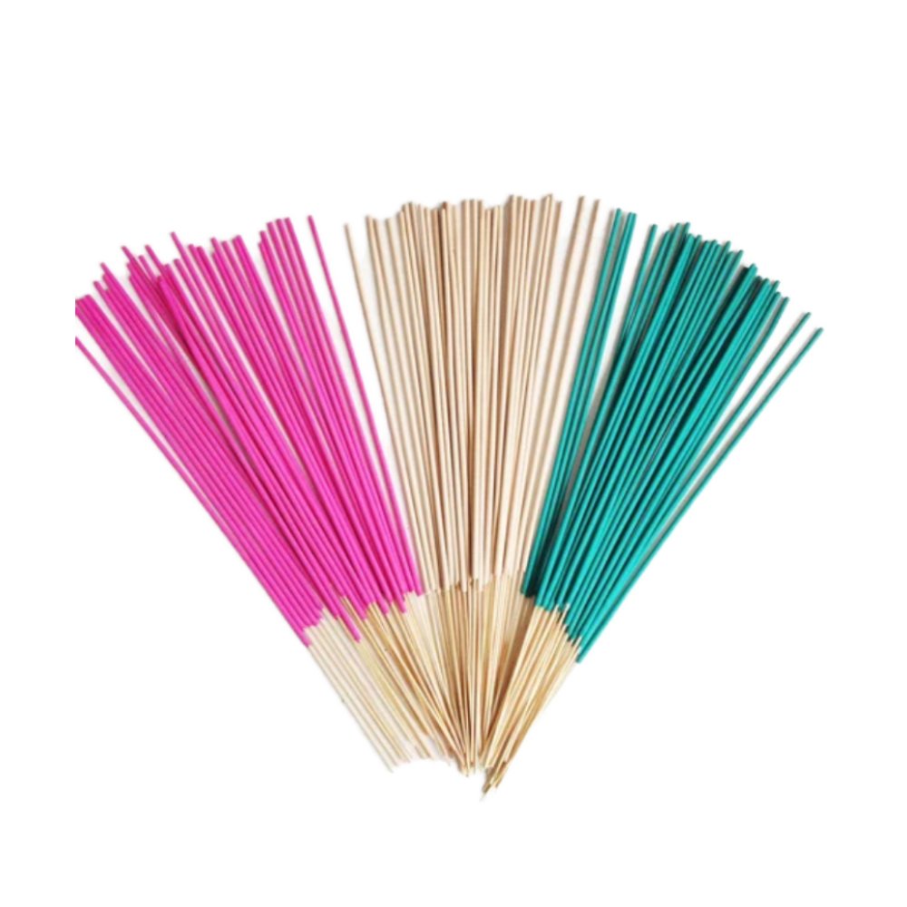 Top Class Cedarwood Fragrance Coloured incense Stick Flat Box 9 Inch Natural Wood Dhoop Sticks for Pooja Exporter from India