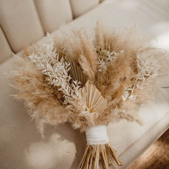 Every Love Natural Wedding Dried flower Pampas Grass bouquet for decor Arrangement home decoration pampas gras