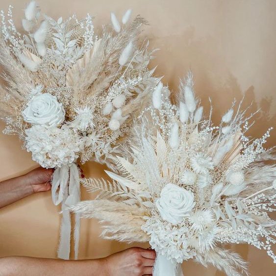 Every Love Natural Wedding Dried flower Pampas Grass bouquet for decor Arrangement home decoration pampas gras