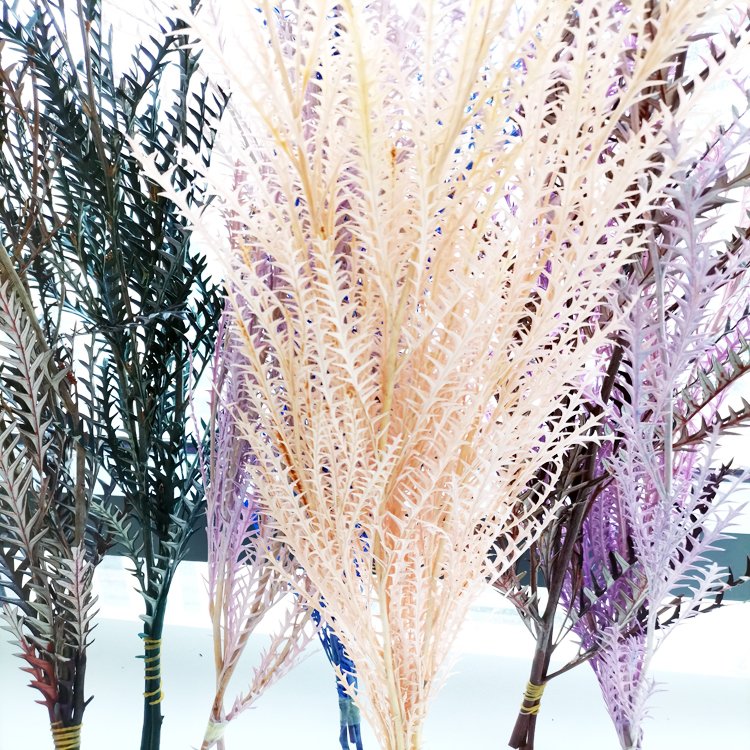 SumFlora 2024 wholesale real natural multi-colored dried flowers home decor serrated leaf