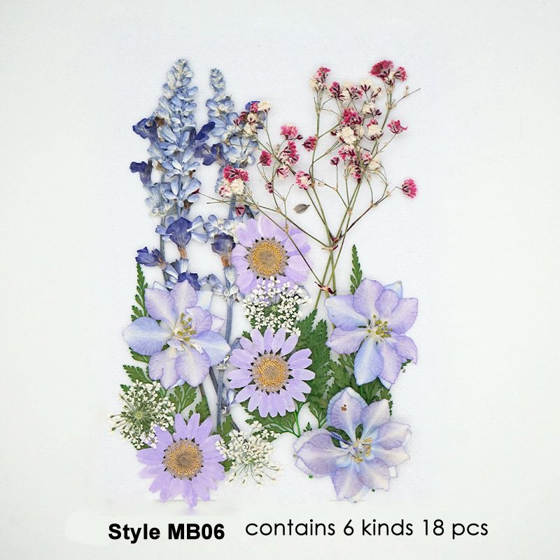 Hot Sale Easter Mother Day Party Gift Diy Pressed Dried Flower Candle Making Nail Art Decoration Dried Pressed Flowers