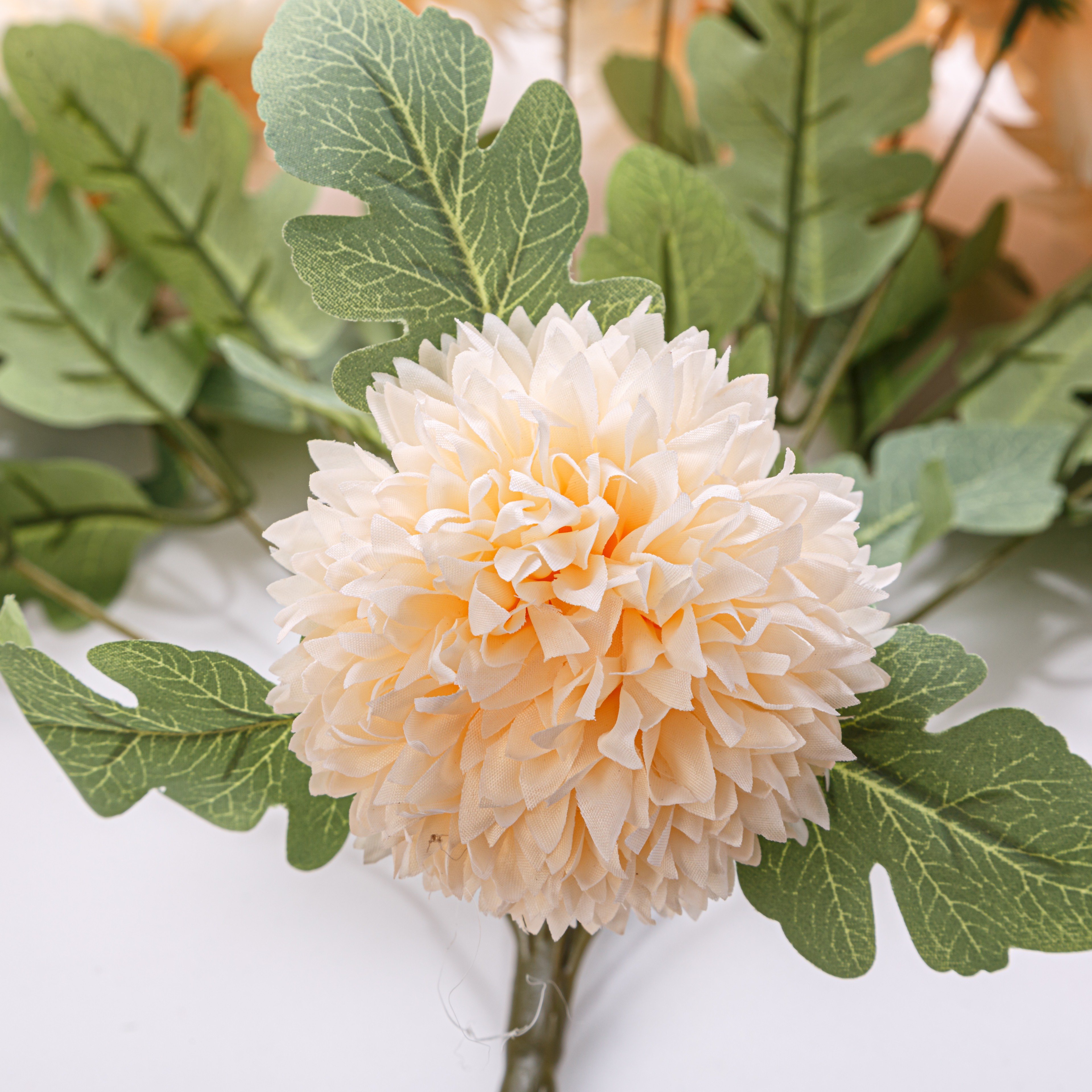 Multicolor artificial flower pompom dandelion 12 Head Hydrangea dandelion flowers artificial decoration dried flowers