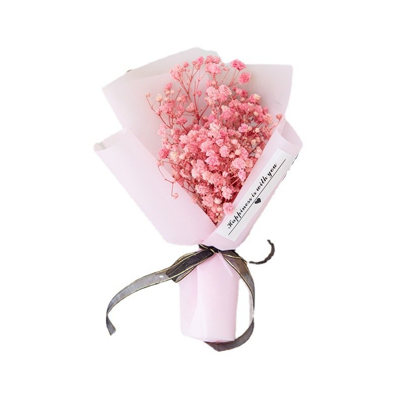 Artificial Dried Flower Bouquet Mini Soap Flowers Dried Flower Bouquet Decoration Wedding Party Anniversary Gift