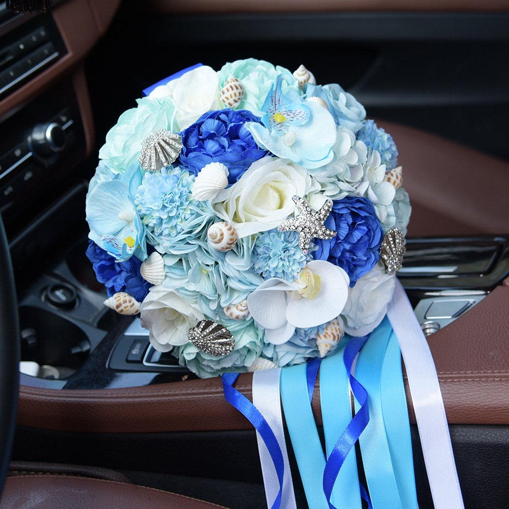 Ychon Wedding Bouquet Bridal Holding Bouquets Bride Bridesmaid Bouquet Wedding Flowers Decoration Handmade Romantic Flower
