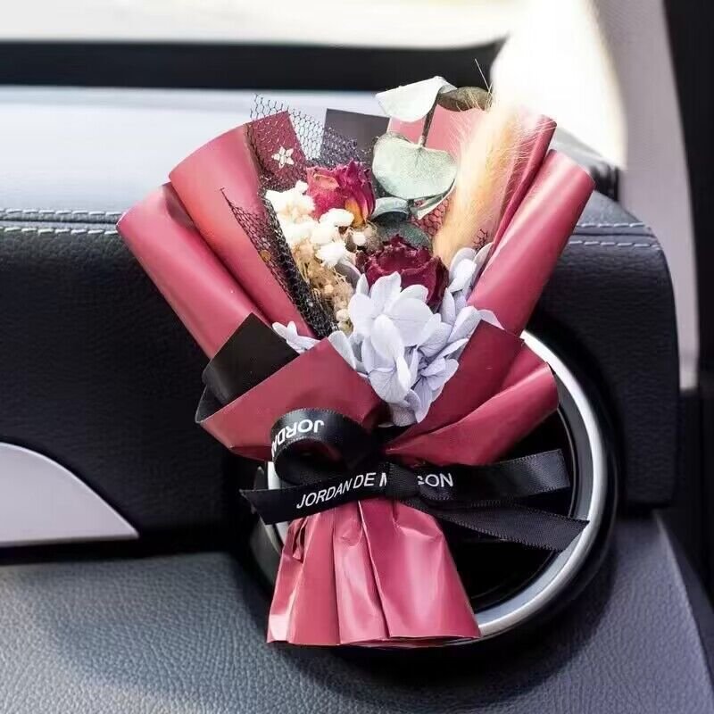 Custom Printed Logo Flower Wedding Birthday Decoration Clothing Gift Wrapping For Gifts preserved dried rose flowers