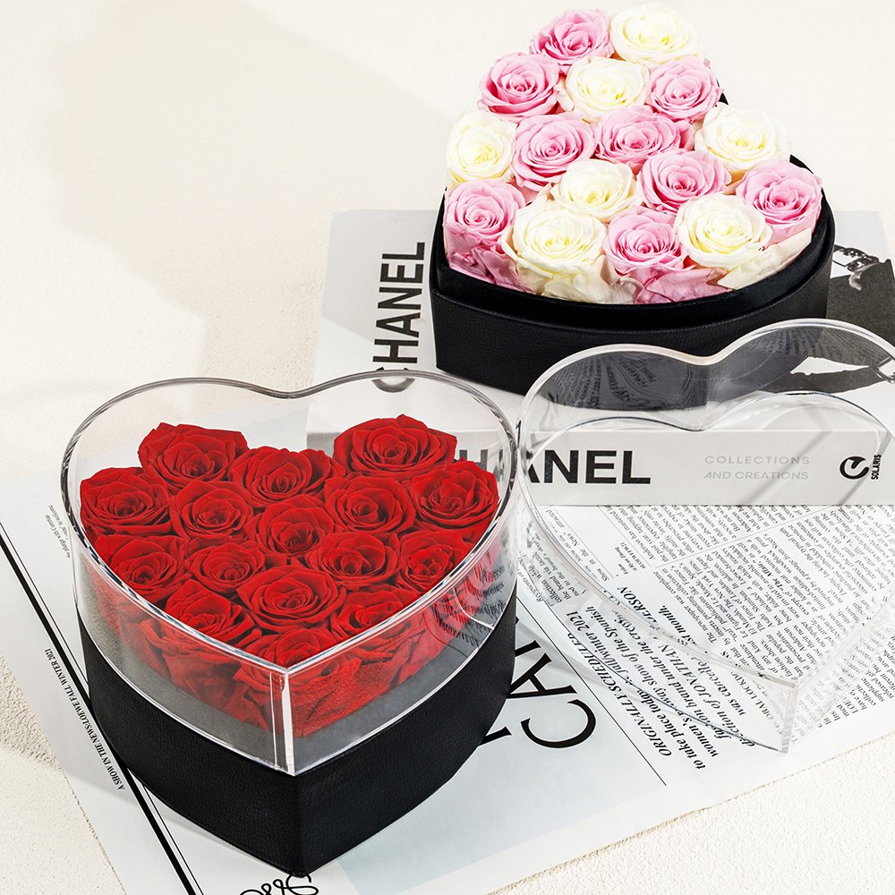Saint Valentin Preserved Rose Immortal Eternelle Mixed Flower Day Gifts High Quality Colorful Natural Dried Preserved Flowers