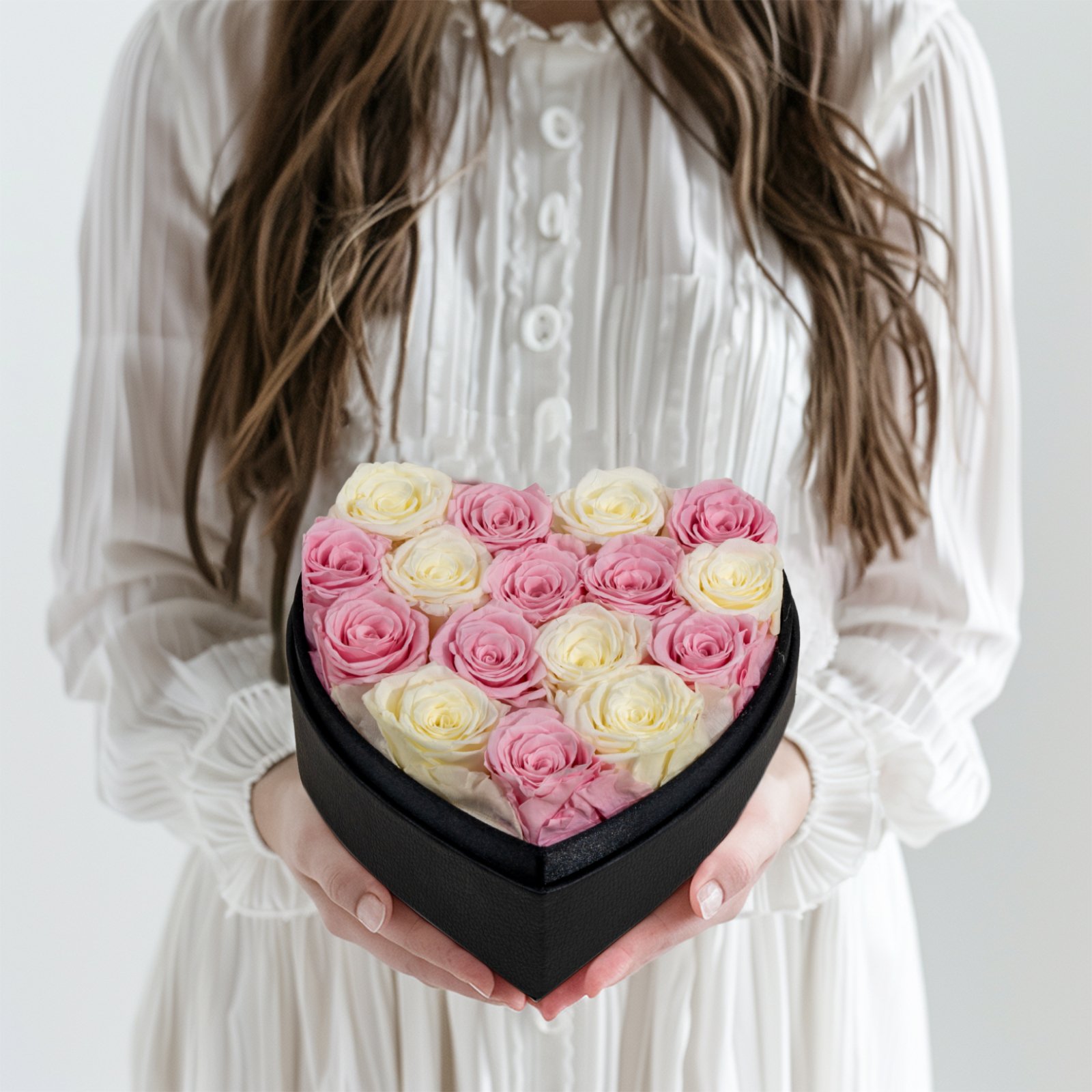 Saint Valentin Preserved Rose Immortal Eternelle Mixed Flower Day Gifts High Quality Colorful Natural Dried Preserved Flowers