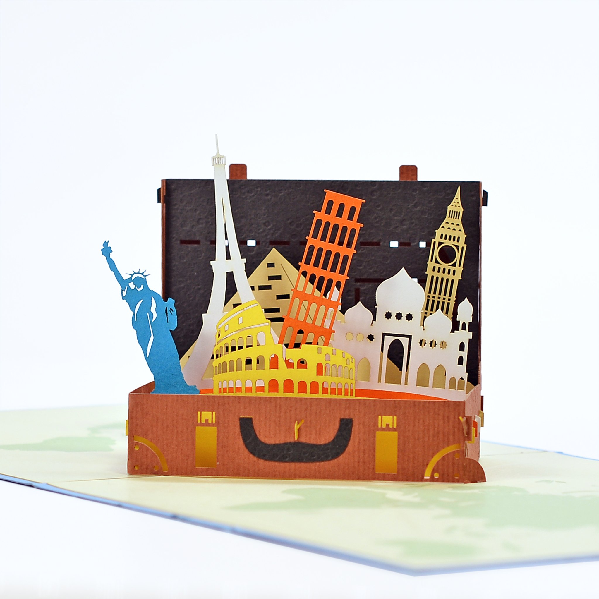 HMG Best Selling High Quality Paper Design Greeting 3D Popup Card OEM ODM