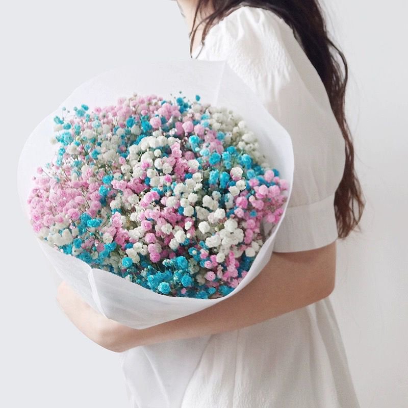 Most Popular Natural Dried Decoration Flower Pressed longlasting Baby Breath Gypsophila Forever Real White Babys Breath