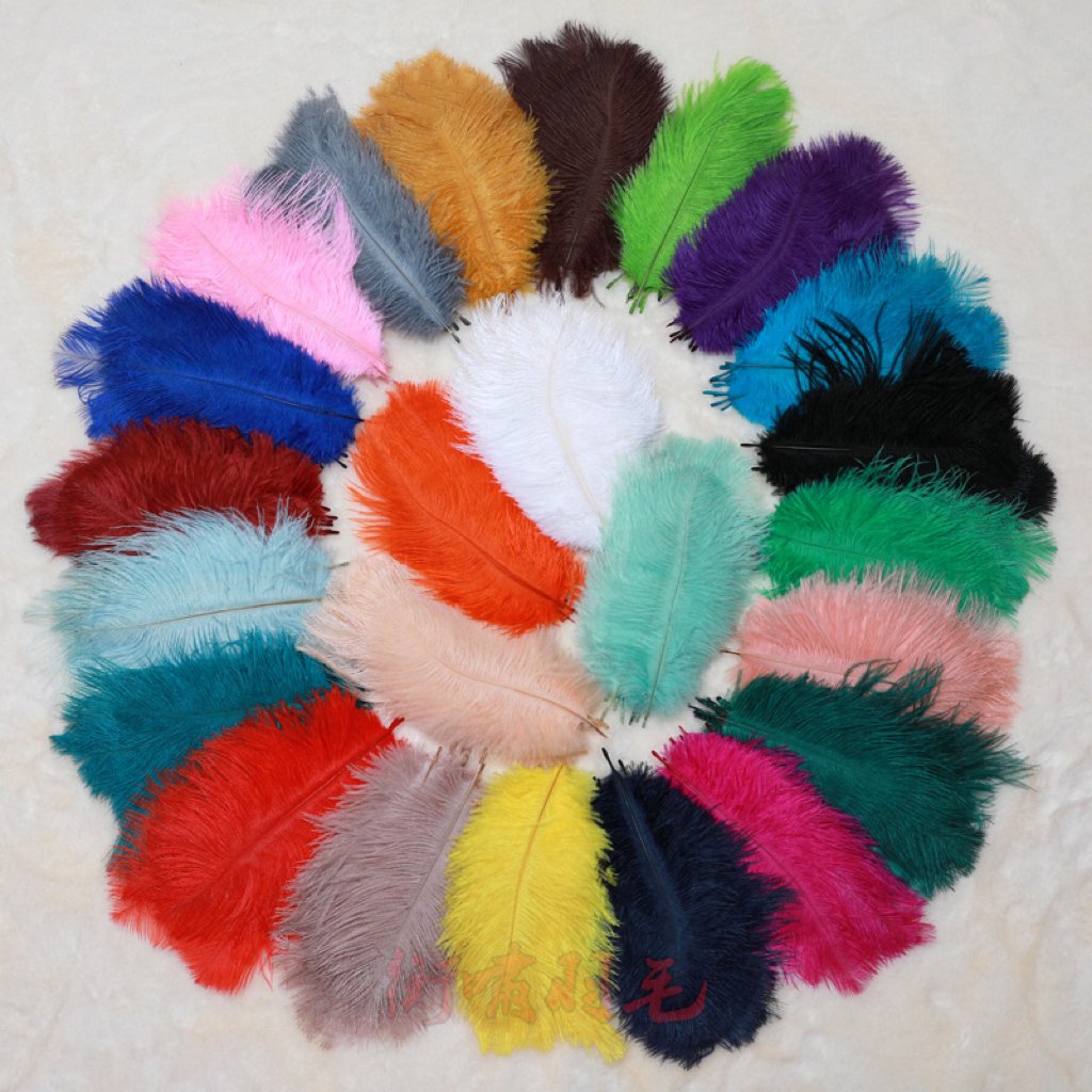 Factory Best-selling Handcraft 100% Feather Fringe Ostrich Boa Feather for Wedding Decoration & Supplies Ostrich Feather