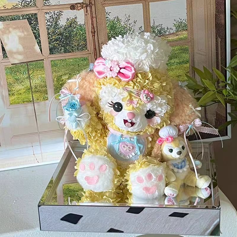 Manufacturer Direct Delivery Eternal Flower CookieAnn Figurine Ornament Dried Preserved Flowers Girlfriend Daughter's Birthday