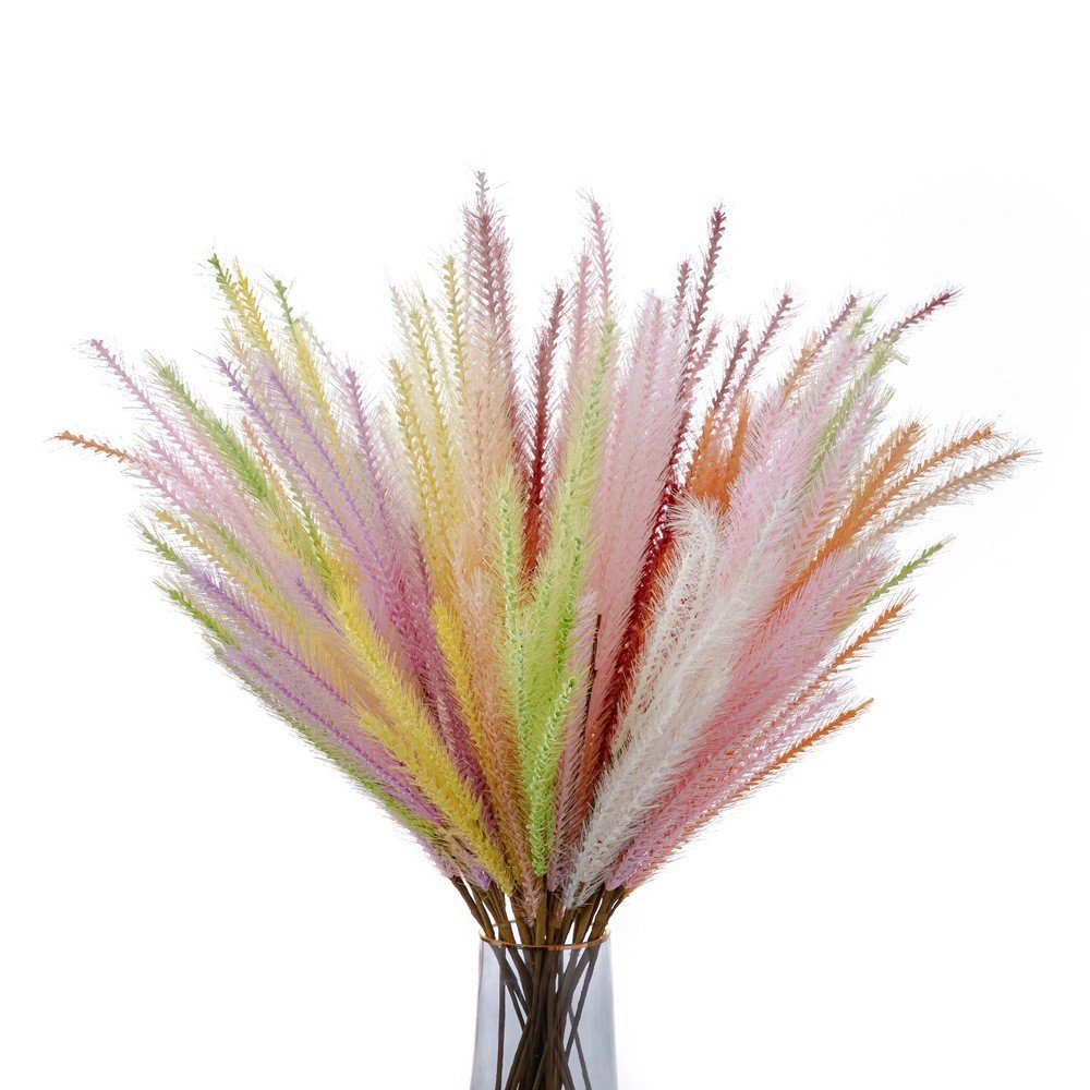 Dog Tail Malt Grass Dried Flowers Plants Artificial Family Decoration Wedding Road Flower Wall Fake Flower Holding Decorative