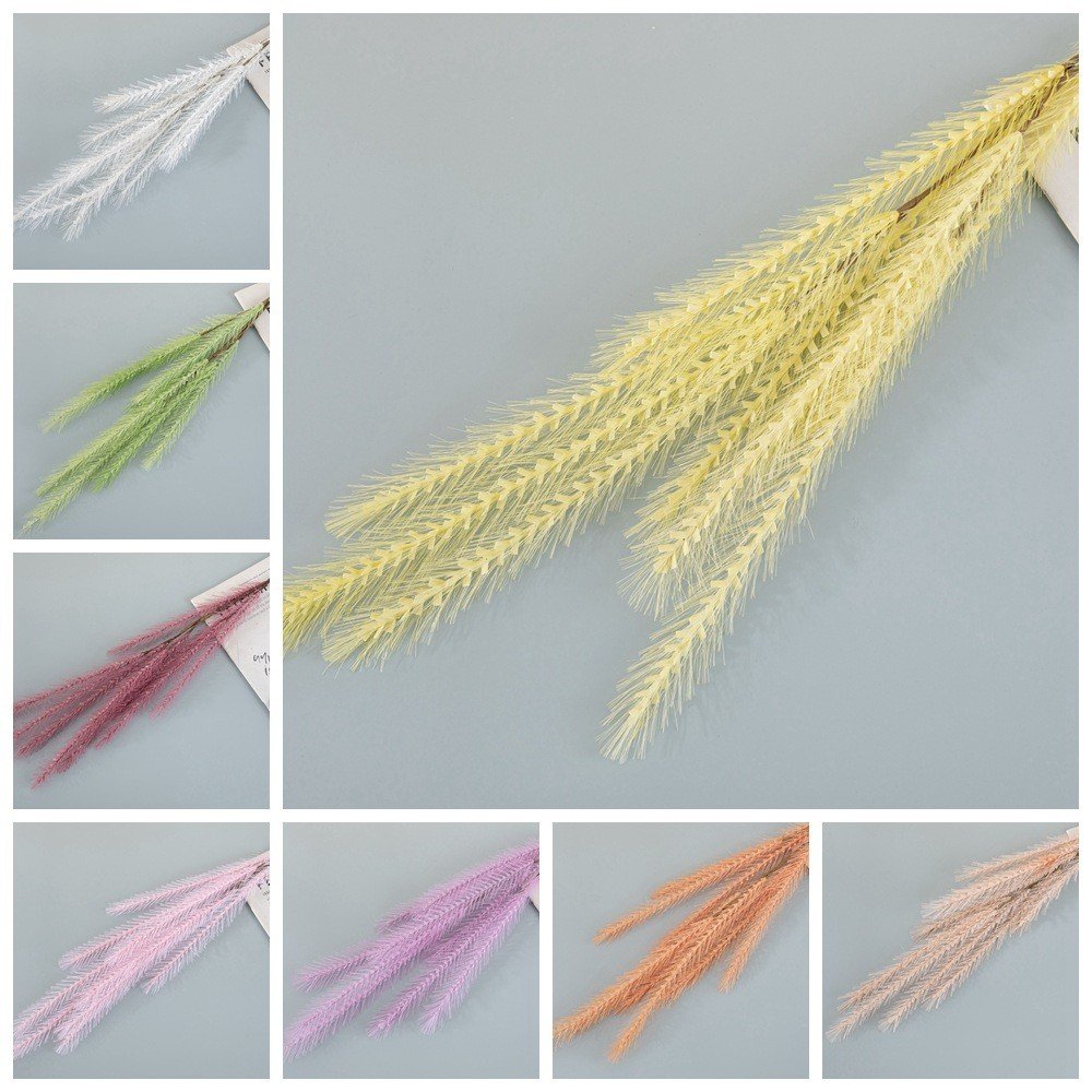 Dog Tail Malt Grass Dried Flowers Plants Artificial Family Decoration Wedding Road Flower Wall Fake Flower Holding Decorative