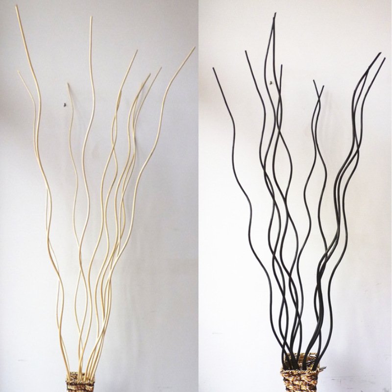 Dried natural curly willow branch stick 120 cm decorative flowers, vase fillers, fragrance oil diffuser
