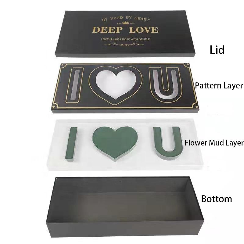 I Love You Floral Box Gifts Forever Flower Long Lasting Eternal Preserved Roses for her