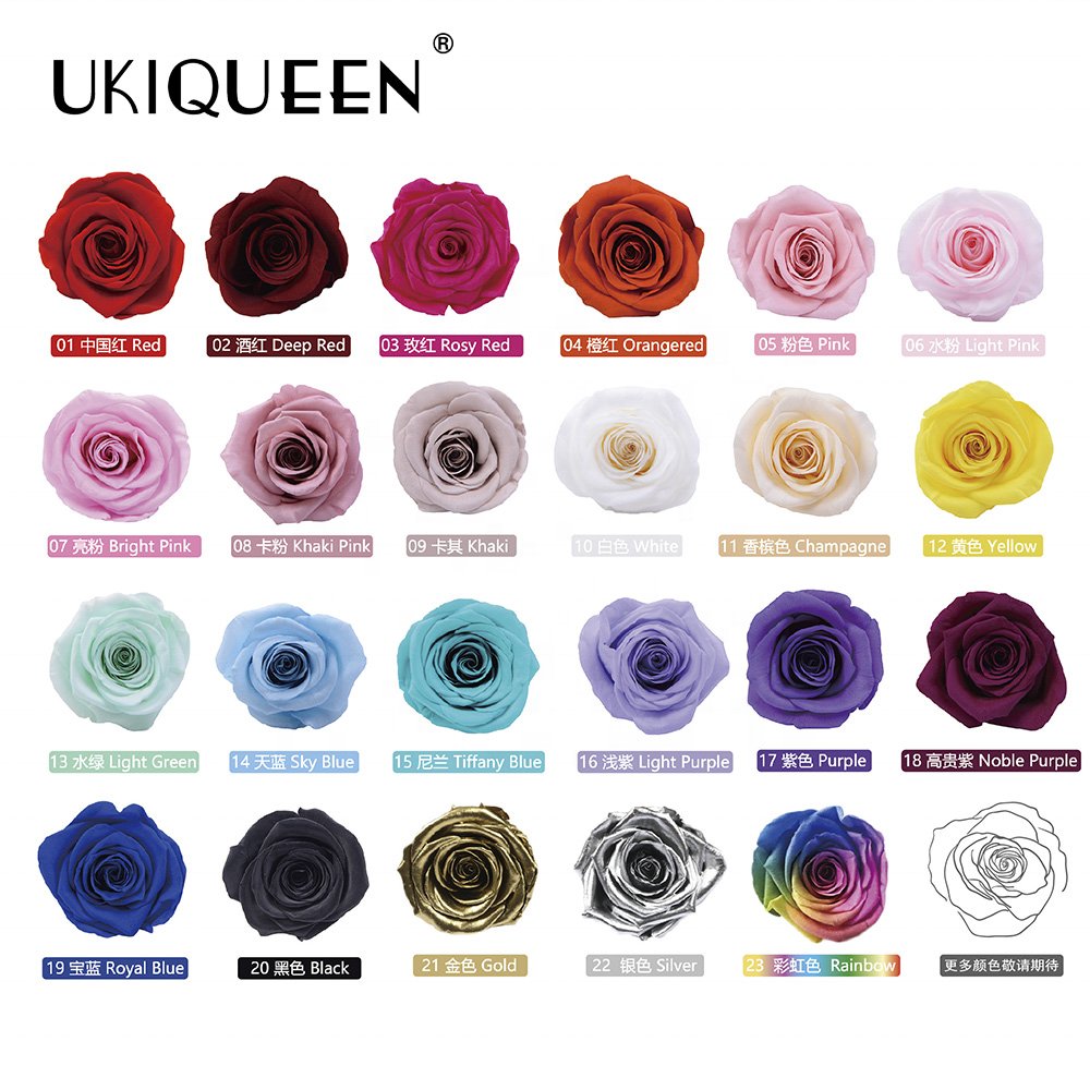 I Love You Floral Box Gifts Forever Flower Long Lasting Eternal Preserved Roses for her