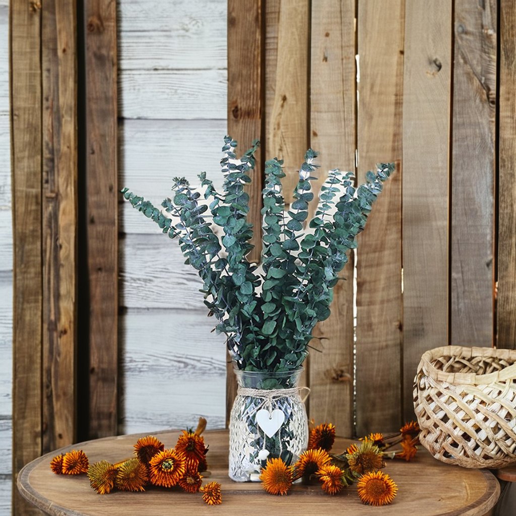 Eternal Eucalyptus Leaf Dried Flower Bouquet Flower Arrangement Small Fresh Matching Eucalyptus Leaf Ins Internet Red Plants