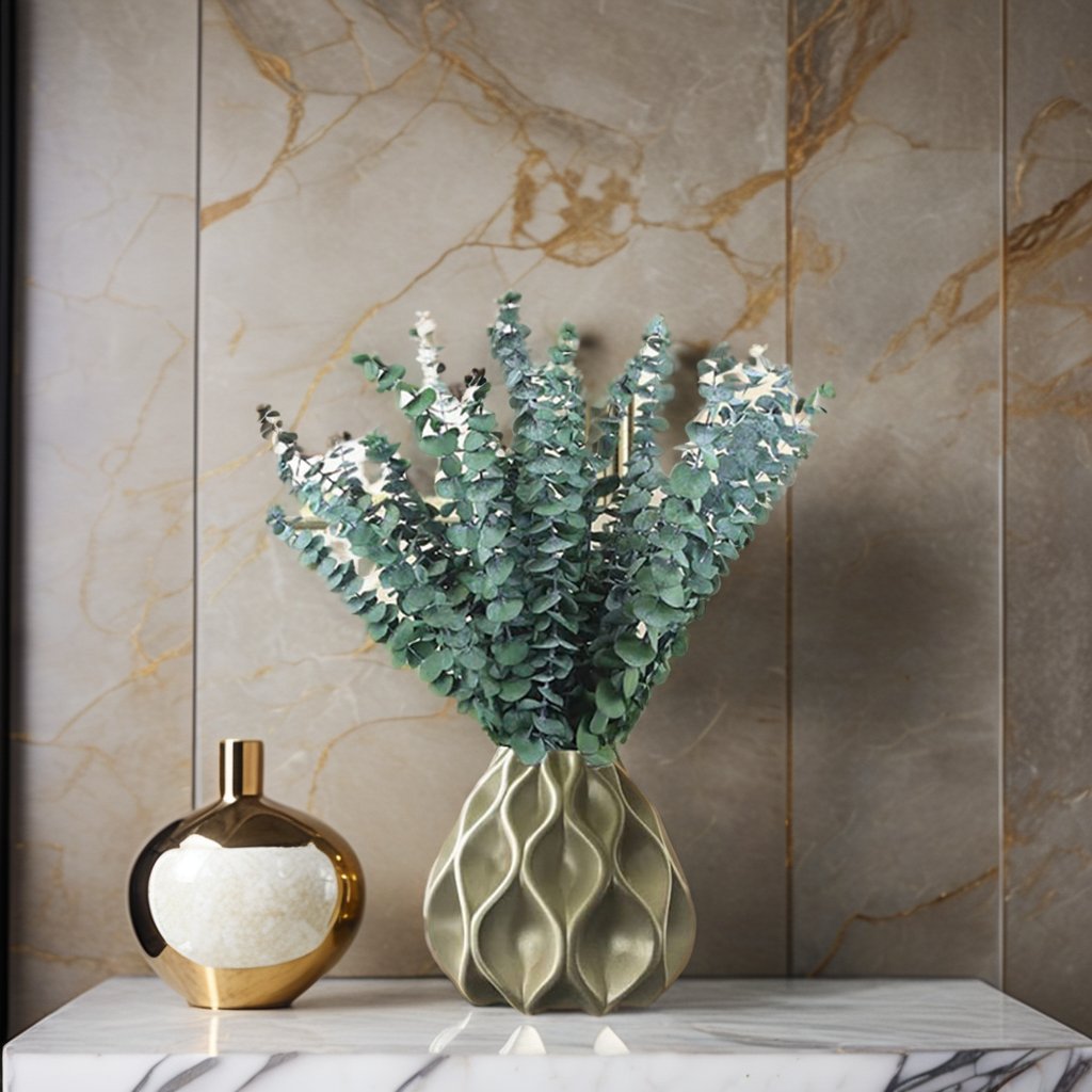 Eternal Eucalyptus Leaf Dried Flower Bouquet Flower Arrangement Small Fresh Matching Eucalyptus Leaf Ins Internet Red Plants