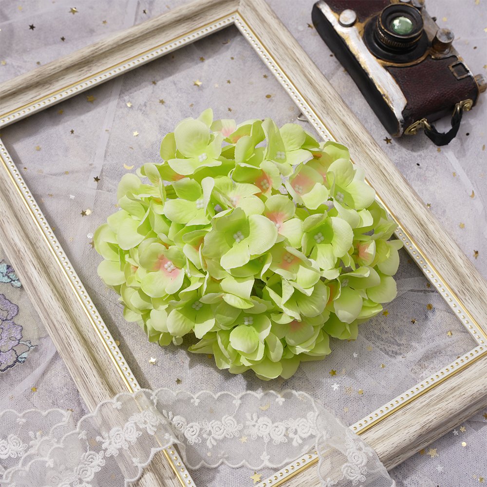 Simulation 90 head hydrangea head diameter 16cm lollipop hydrangea head diy wedding arrangement flower arrangement