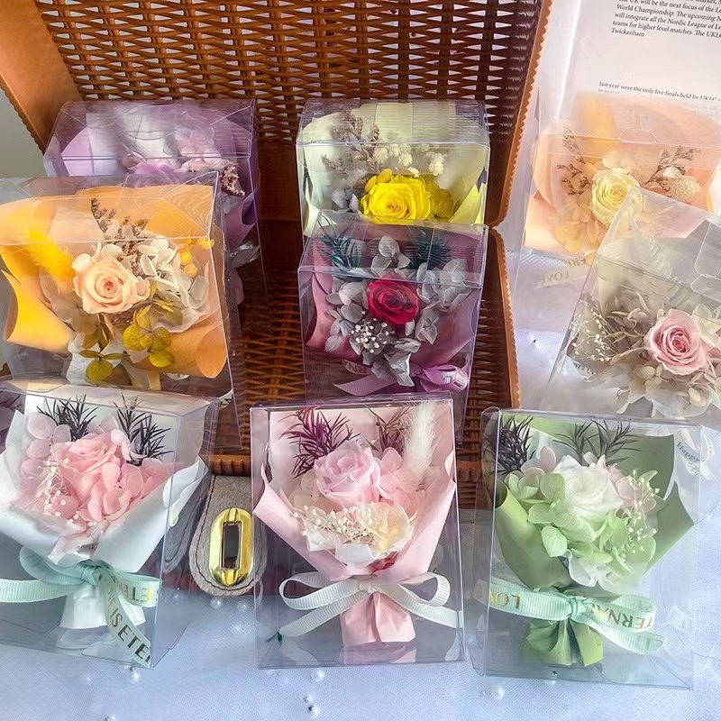 Valentine forever lasting roses preserved flower diffuser forever roses floral bouquet