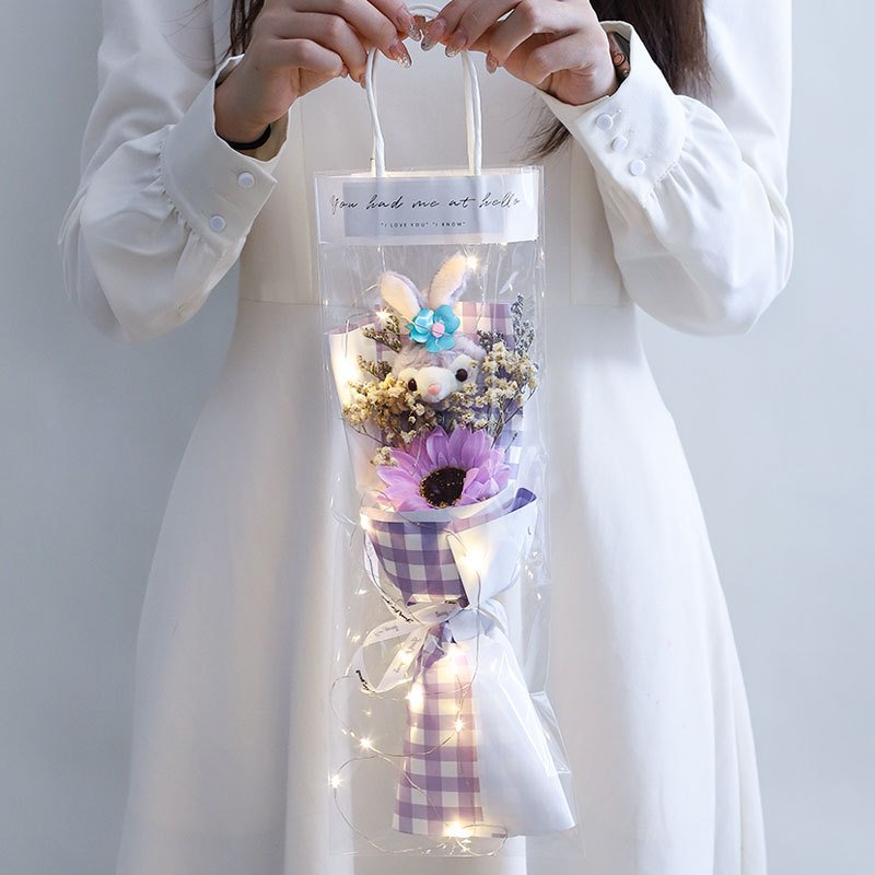 Valentine's Day Gift Xingdailu Dried Flower Bouquet Simulation Flower